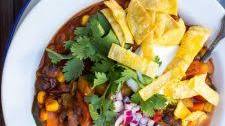Three Bean Loaded Veggie Chili