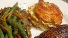 Three Cheese Garlic Scalloped Potatoes