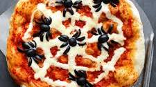 Thursday Night Pizza's Creepy Halloween Spider Web Pizza