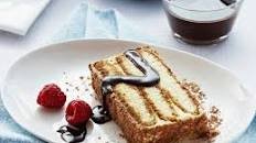 Tiramisu Gateau with Mocha Sauce