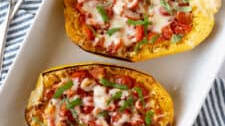 Tomato Basil Spaghetti Squash