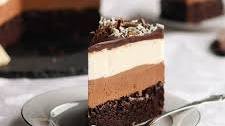 Triple Chocolate Mousse Torte