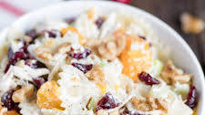 Turkey, Cranberry and Walnut Pasta Salad