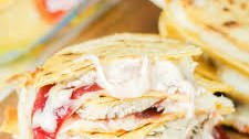 Turkey Cranberry Quesadillas