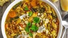 Turkey Lentil Soup (Low-carb)