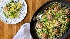 Turkey Meatballs with Zucchini Spaghetti