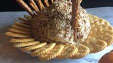 Turkey Shaped Cheese Ball
