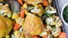 Turmeric Chicken Tray Bake