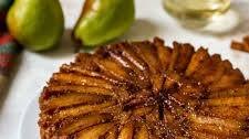Upside Down Pear Cake
