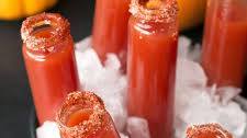 Vampire Bite Bloody Mary Shots