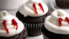 Vampire Bite Cupcakes