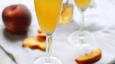 Vanilla Bean Peach Bellinis