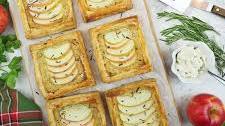 Vegan Apple and Cheese Tarts