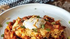 Vegan Cornbread Chili Casserole