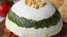 Vegan Goat Cheese, Pesto & Sundried Tomato Tower