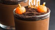 Vegan Halloween Pudding Cups