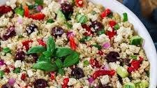 Vegan Mediterranean Quinoa Salad