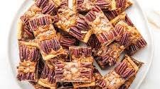 Vegan Pecan Pie Bars (no corn syrup)