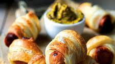 Vegan Puff Pastry Pigs in Blankets