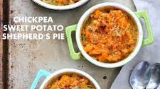 Vegan Shepherds Pie with Chickpeas & Sweet Potato