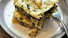 Vegan Spinach and Mushroom White Lasagna