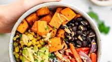 Vegan Sweet Potato Burrito Bowl