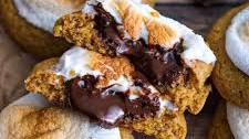 Vegan Sweet Potato S’mores Cookies