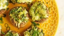 Vegetarian Stuffed Mushrooms with Cheese