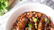 Venison Sausage & Bean Casserole