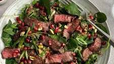 Wagyu Sirloin and Pomegranate Salad