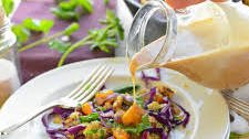 Warm Butternut, Red Cabbage, Quinoa and Almond Salad