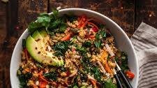 Warm Kale and Quinoa Salad