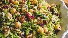 Warm Quinoa Brussels Sprouts Salad
