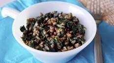 Warm Spinach Lentil Salad with Olive Oil and Honey Dressing
