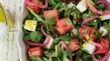 Watermelon Arugula Salad