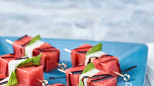 Watermelon Feta Skewers
