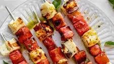 Watermelon Halloumi Skewers