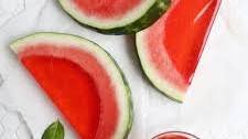 Watermelon Slice Jello Shots