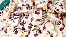 White Chocolate Cranberry 'Christmas Crack'