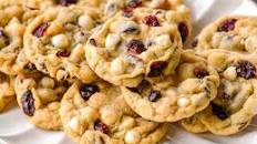 White Chocolate Cranberry Cookies
