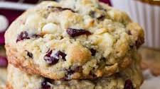 White Chocolate Cranberry Oatmeal Cookies