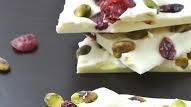 White Chocolate Cranberry & Pistachio Bark
