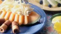 White Chocolate Mousse in Melon