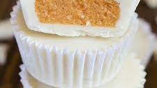 White Chocolate Pumpkin Cups
