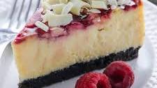 White Chocolate Raspberry Cheesecake