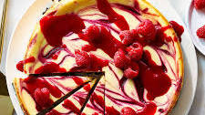 White Chocolate Raspberry Cheesecake