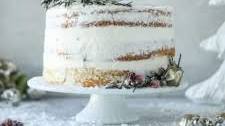 White Christmas Sparkle Cake