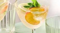 White peach sangria