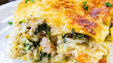 White Seafood Lasagna