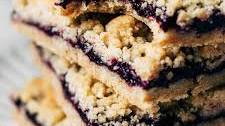 Wild Blueberry Crumble Bars